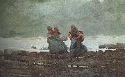 Winslow Homer Fisherwoman Mother oil painting on canvas
